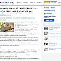 MercadoLibre aumenta capex en logstica de comercio electrnico en Mxico